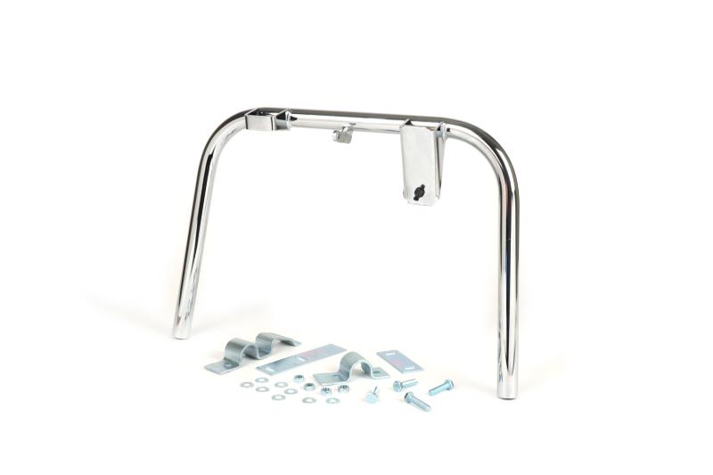 Cavalletto centrale cromato Ø20mm per Vespa 50 - Primavera - ET3 con staffe tipo PX