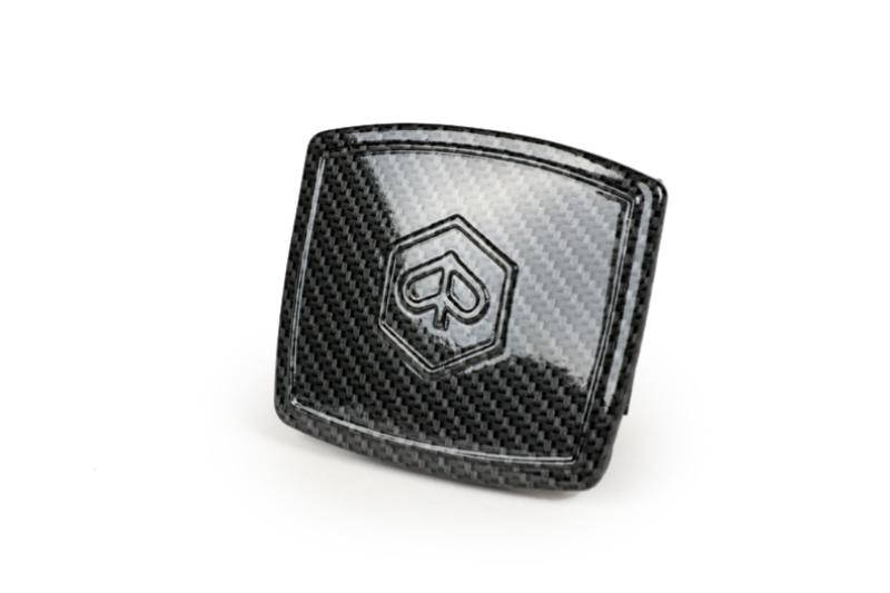 Coperchio foro contachilometri Carbon Look per Vespa 50 Special