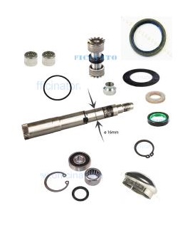 Kit revisione perno braccio oscillante forcella perno 16mm