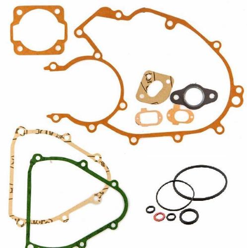 Serie guarnizioni motore CIF 9393 con O-ring per Piaggio Ape 50 compatibili. Confrontare sagome e passaggi prima del montaggio.