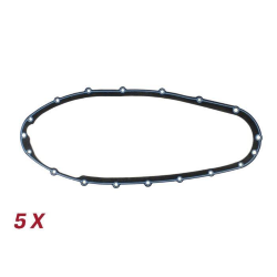 Set guarnizioni coperchio motore -BGM PRO silicone- Lambretta LI 125-150, LIS, SX, TV (serie 2-3), DL/GP 125-200  - 5 pz