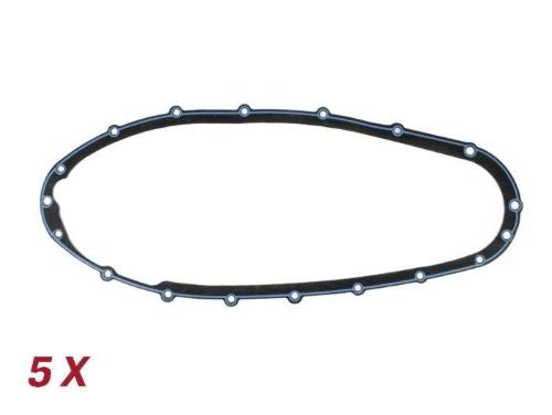 Set BGM PRO BGM1220CCSV con 5 guarnizioni coperchio motore siliconate, spessore 0,5 mm, per Lambretta LI, LIS, SX, TV e DL/GP 125-200.