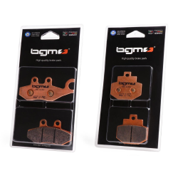 Brake pad set -BGM PRO Sintersport- Vespa GTS (front/rear, all models) - GTS300 HPE, Supertech, Supersport, Super Racing Sixties, Super Notte, Yacht Club, Touring, Super, GTV300 Sei Giorni, GT, GTL, GTS, 946