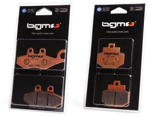 Set pastiglie freno -BGM PRO Sintersport- Vespa GTS (anteriori/posteriori, tutti i modelli) - GTS300 HPE, Supertech, Supersport, Super Racing Sixties, Super Notte, Yacht Club, Touring, Super, GTV300 Sei Giorni, GT, GTL, GTS, 946