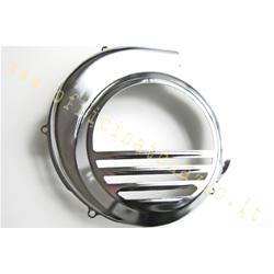 Polished flywheel cover for Vespa PX with electric start