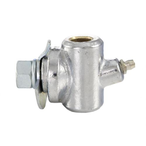 Kit supporto inferiore molla forcella in acciaio, con diametro interno da 10 mm, piattello e ingrassatore per Vespa classiche compatibili.