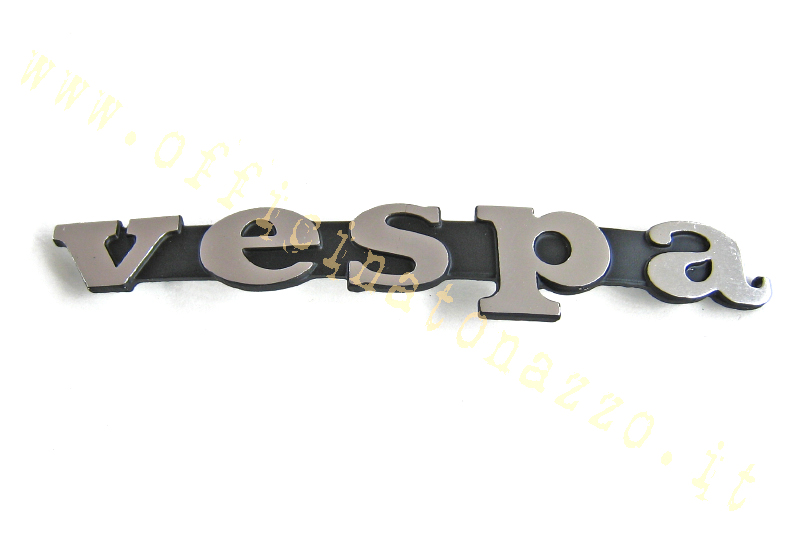 Front plate "Vespa" distance holes 80mm for Vespa PX 1st Series - 50 special 2nd Series - ET3 - Primavera - Rally 200