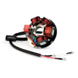estator BGM PRO HP V2.5 silicona - Vespa PK XL - 5 bobinas, 6 cables (conector redondo de 3 polos) - para vehículos sin batería