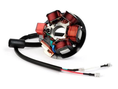 BGM PRO HP V2.5 silicone stator - Vespa PK XL - 5 coils, 6 cables (3-pin round plug) - for vehicles without battery