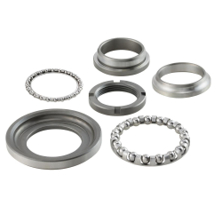 Kit cuscinetti sterzo superiore e inferiore a 6 pezzi, senza parapolvere, per Vespa classiche e diversi scooter Piaggio/Gilera.