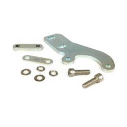 Supporto marmitta anteriore -BGM PRO Clubman V3.0- Lambretta 1a serie, 2a serie, 3a serie - argento