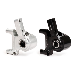 Supporto pinza freno anteriore -BGM CNC Touring, radiale, tamburo freno tipo Piaggio/Grimeca Ø20mm- Vespa PX Disc (1998-), My, 2011 - nero