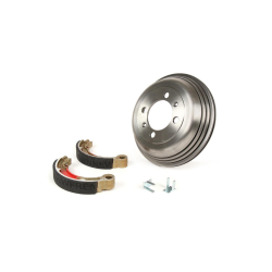 Tambor de freno trasero de 8" con zapatas de freno incluidas, 2 puntos de apoyo -BGM PRO fundición- Vespa VNB4T-VNB6T, VBB2T