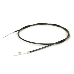 Cavo frizione completo BGM ORIGINAL BGM6413CC con guaina nera per Vespa PX Arcobaleno dal 1984 e comando frizione corrispondente.