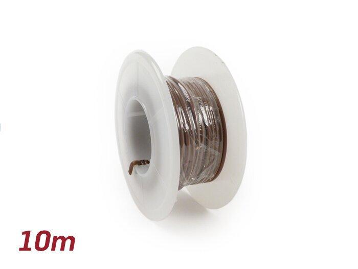 Câble électrique -UNIVERSEL 0.85mm²- 10m - marron