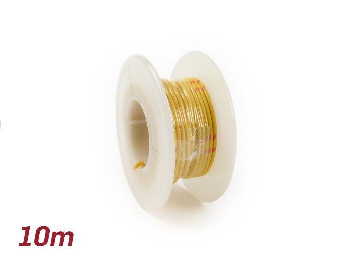 Câble électrique -UNIVERSEL 0.85mm²- 10m - jaune