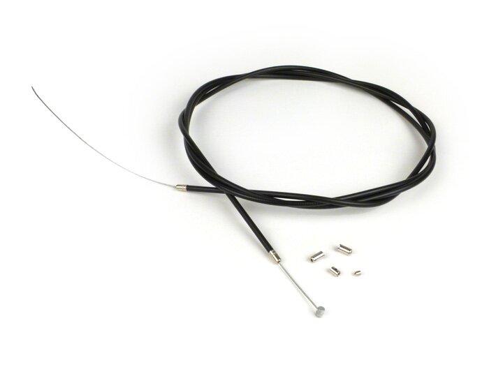 Câble universel -Ø = 1,2mm x 2500mm, mamelon Ø = 5,5mm x 7mm - utilisé comme câble d'accélérateur - PTFE tressé