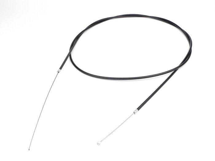 Transmisión universal -Ø = 1,6 mm x 2300 mm, vaina = 2000 mm, niple Ø = 5,5 mm x 7 mm - utilizado como cable de engranaje - Espiral de PTFE - negro