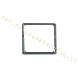 Vespa license plate frame in chromed iron for new European license plates