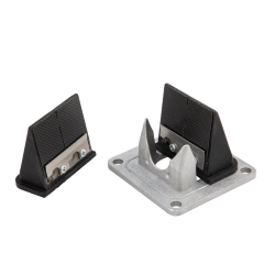Collettore EGIG Performance per cilindri 170, 180 e 187 cc: passaggio 30 mm, raccordo 35 mm, pacco lamellare a 8 petali e manicotto in gomma.