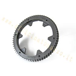 Primary crown Z65 meshes with original Z23 pinion for Vespa PX 200 - P200E - Rally 200