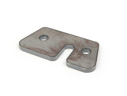 Piastrina di rinforzo per il supporto del cavo acceleratore nel manubrio Vespa 50 Special e 90 Special. Verificare il tipo di fermacavi.