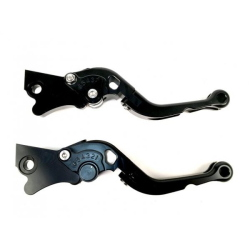 Coppia leve freno - BGM PRO sport, regolabile, ribaltabile- Vespa GT, GTL, GTS 125-300 - nero