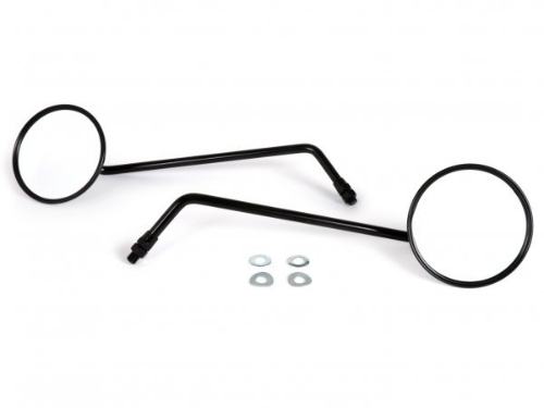 Specchietto -BGM PRO, Ø=105mm- Vespa destro sinistro  nero, coppia