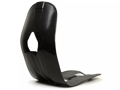 Scudo e pedana anteriore CRIMAZ DR4046-ANTY CA in carbonio, circa 2,1 kg, per telaio da gara INDY 1.0 Vespa Smallframe.