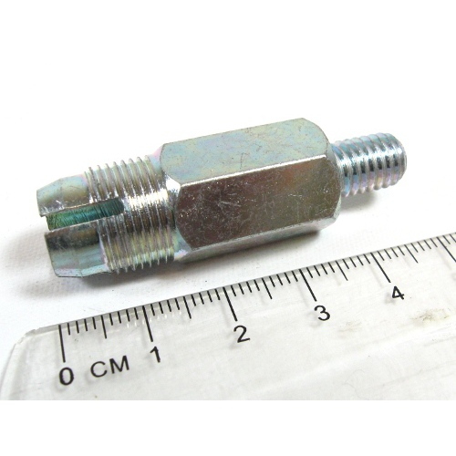 Adattatore specchio PIAGGIO destro/sinistro, l 48mm/36 mm per tutti gli specchi con sistema a innesto, h=36mm, filettatura M8 destra, senza dado