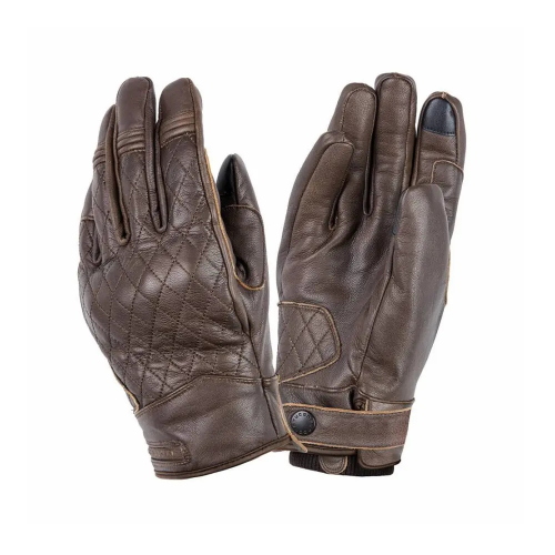 Guanti TUCANO URBANO STEVE, marrone vintage, unisex, taglia S, 100% pelle, EN 13594