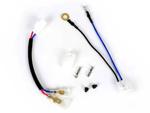 Kit de cable adaptador para CDI -BGM PRO con sincronización fija para encendido IDM - tipo Ducati azul Vespa PX, PK, Lambretta - utilizado para Polini IDM, Vespatronic, VesPower, Varitronic, Flytech, Parmakit