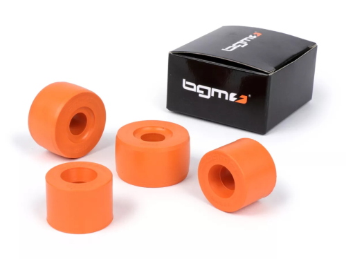 Kit de goma silenciosa para amortiguador trasero superior -BGM PRO- Vespa GT 250 (ZAPM45102), Vespa GT L 125 (ZAPM31100, ZAPM31101), Vespa GT L 200 (ZAPM31200), Vespa GTS 125 (ZAPM31300, ZAPMA3100, ZAPMA3200, ZAPMA3700, ZAPMD3200, ZAPMD3201), Vespa GTS 15
