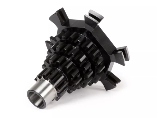 Gruppo ingranaggi completo BGM PRO BGM6506KT62 Z12-13-17-20 con quarta corta, per Vespa PX200 e Rally200 compatibili.