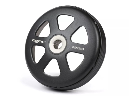 Campana BGM PRO Evolution BGM5925 Ø125 mm, acciaio nitrurato e bilanciata, per Vespa Primavera e Sprint 125 i-Get AC compatibili.