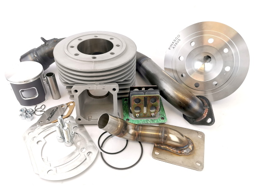 Pinasco 145cc "ZUERA EVR" Big Bore aluminium cylinder with side spark plug for Vespa PK