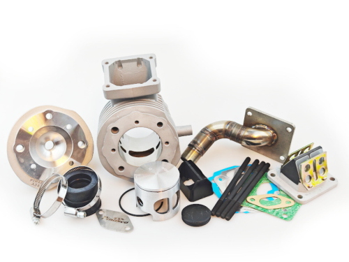 Pinasco SRV 102cc aluminium "ZUERINO" reed cylinder for Vespa 50 Special - R - L for Ø19 carburettors