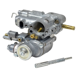 Carburatore Dell'Orto SI 26/26 G 06000618 con miscelatore per Vespa T5 125, Rally 180/200 e PX compatibili. Richiede taratura specifica.