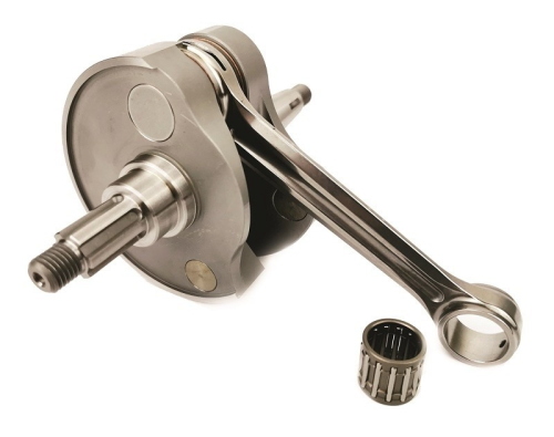 Albero Pinasco 27082011 per kit 260 Master: corsa 62, biella 130, spinotto 16 e valvola rotante, per carter Pinasco 26483231 Vespa Largeframe.