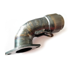 COLECTOR DE ESCAPE PARA MUDANZA ZUERA FACTORY «BIG BORE» VESPA SMALL FRAME