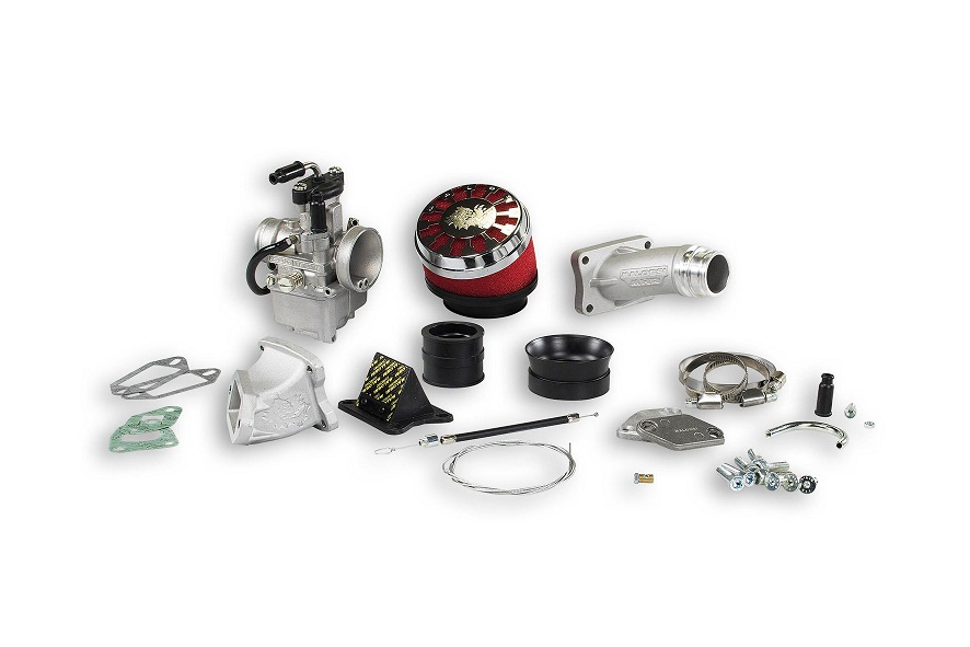 Kit alimentación de láminas a cilindro Malossi completo con carburador VHST BS Ø28 para cilindro 135cc para Vespa 50 - Primavera - ET3