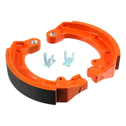Ganasce freno posteriore EVOK per Vespa  50 - 90 - Primavera - ET3 - V1T>15T - V30T>33T - VM1T>2T - VN1T>2T - VNA1T>2T - VNB1T>6T - SUPER - VL1T>3T - VB1T -  VBA1T - VBB