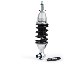Adjustable black/silver BGM front shock absorber SC/F1 Sport for Vespa 50, ET3, Primavera