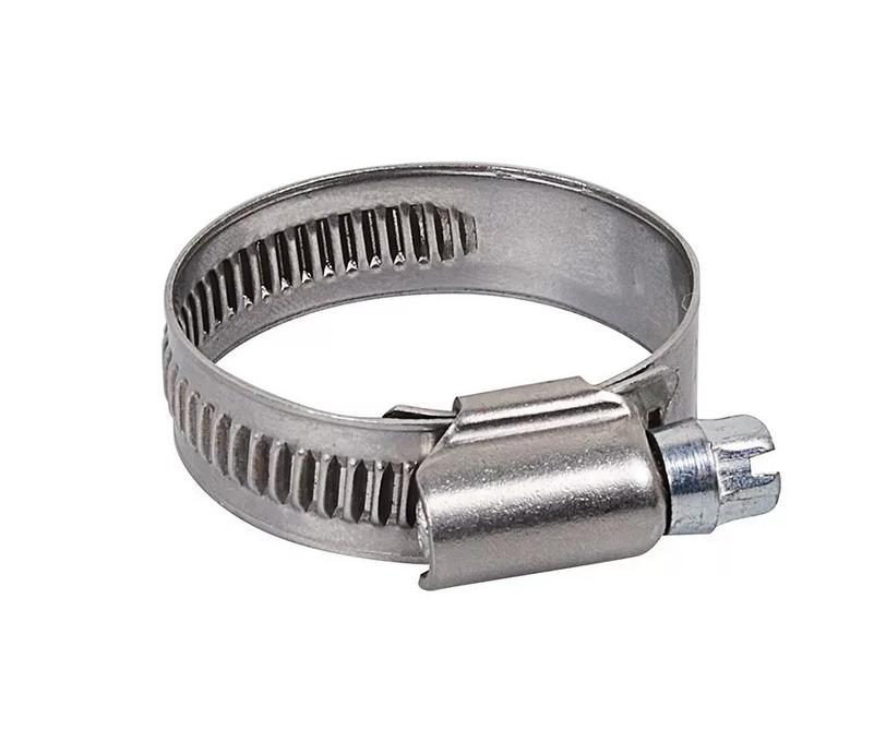 Stainless steel clamp height 12 mm, using sleeve 21-40 mm