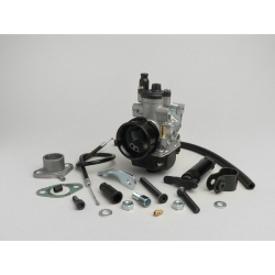 Kit Malossi 1611027 con Dell'Orto PHBG 19 AS Ø19 mm, attacco Ø23 e taratura 85/48 per Honda e Peugeot 50 2T compatibili.