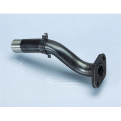 Collettore aspirazione Polini 215.0005 in ferro, attacco a due fori, per carburatore Dell'Orto SHB 16/16 e Vespa 50 compatibili.
