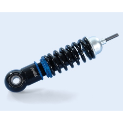 Ammortizzatore anteriore Polini 173.0502 per Vespa 50 Special, ET3 e PK compatibili. Idraulico, interasse 200 mm e precarico regolabile.