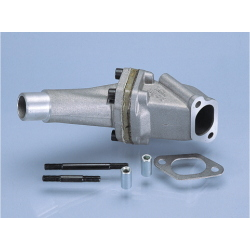 Collettore monolamellare Polini 18-16 per Ape 50, FL, FL2, FL3 e RST Mix 6 molle; attacco carter a 3 fori e raccordo carburatore Ø23 mm.