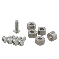 Kit Crimaz DFR1068-SPVI con 5 viti e 5 distanziali per freno a disco anteriore P&P 2.0 RDP Vespa 50, Special, Primavera, ET3 e PK.