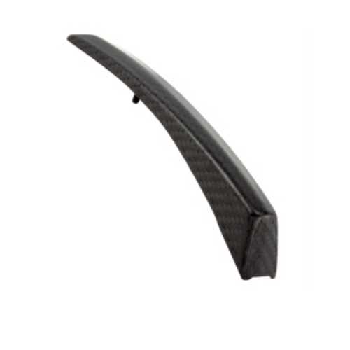 Cresta parafango CRIMAZ DR4028-CRCA in carbonio, 185x22 mm e fori a interasse 90 mm, per Vespa 50 Special, GTR, TS, Sprint Veloce e Rally.